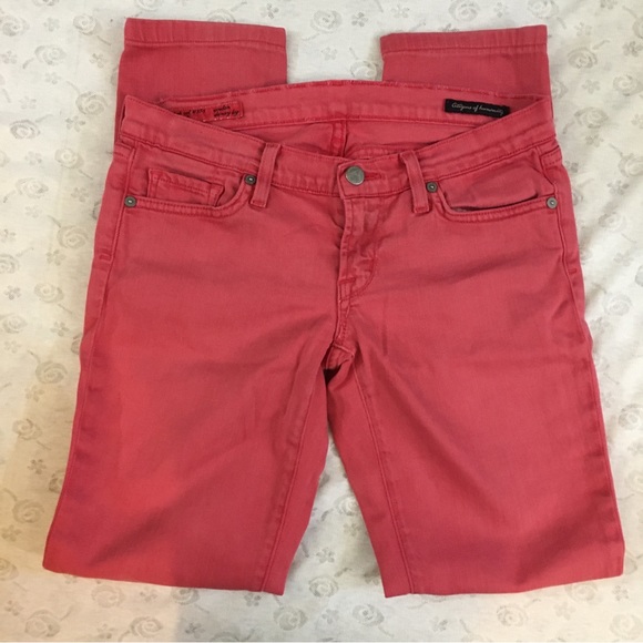Citizens of Humanity Coral Avedon Pop Art Skinny Jeans size 25 - Picture 4 of 6